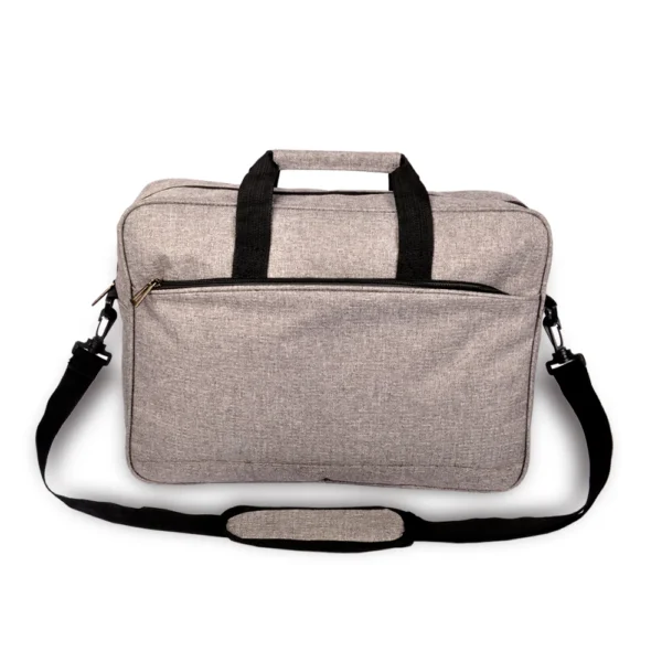 Flairist document bag in high density polyester, water-resistant with ergonomic handle – DB787-grey