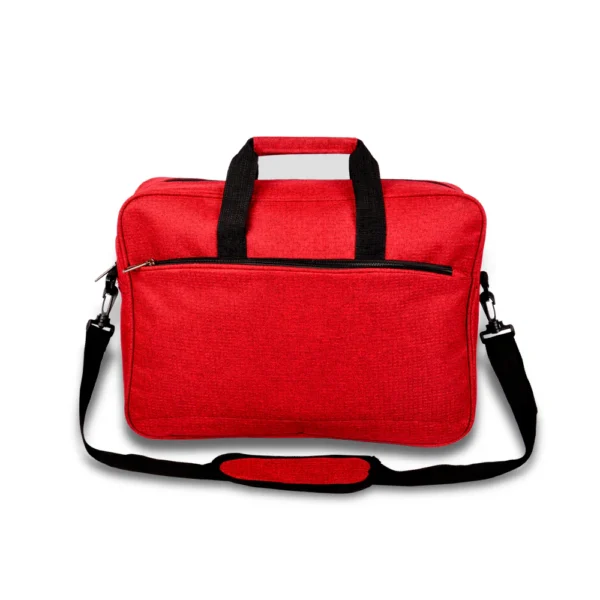 Flairist document bag in high density polyester, water-resistant with ergonomic handle – DB787-red