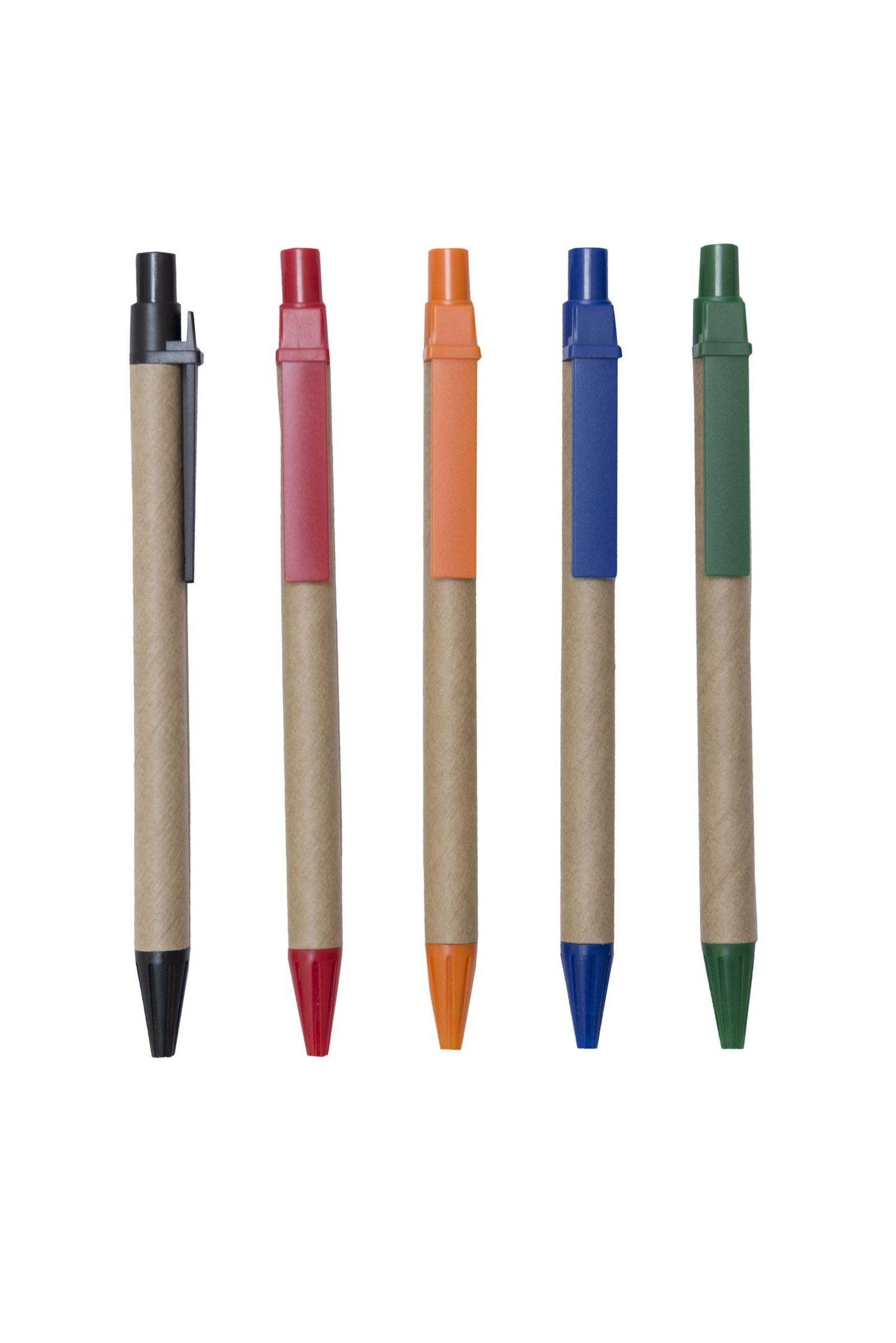 Fenso EC01 eco friendly pen – black ink recyclable ball pen with custom print