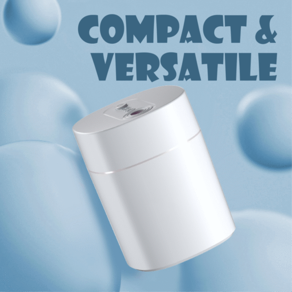 portable usb humidifier HM200 in white ABS design - compact