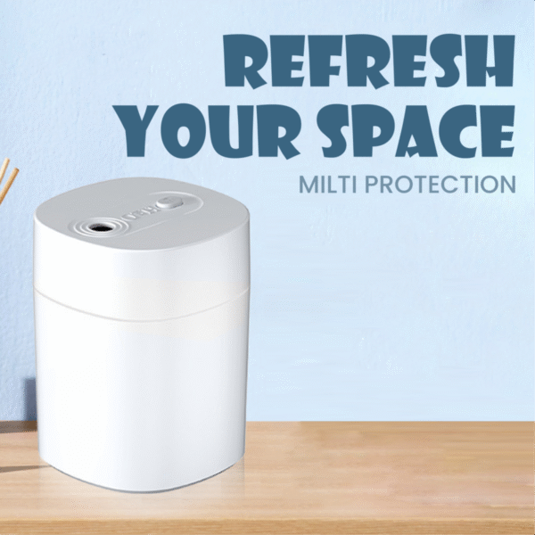 portable usb humidifier HM200 in white ABS design - refresh tour space