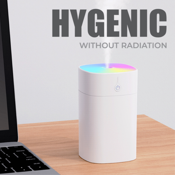 color changing usb humidifier HM400 with ambient light - hygenic