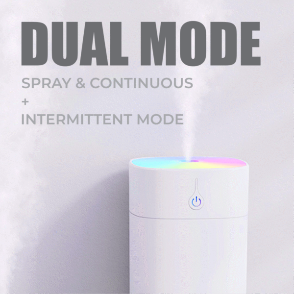 color changing usb humidifier HM400 with ambient light - dual mode