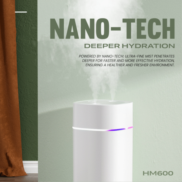 dual spray usb humidifier HM600 with large capacity - nano-tech