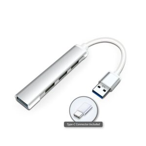 HUB01 – 4 PORT USB HUB – 3.0 HIGH SPEED DATA TRANSFER