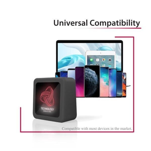 LED logo bluetooth speaker with super bass and light-up branding - universal