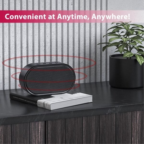 Multi function bluetooth speaker with FM, USB and built-in microphone - convenient