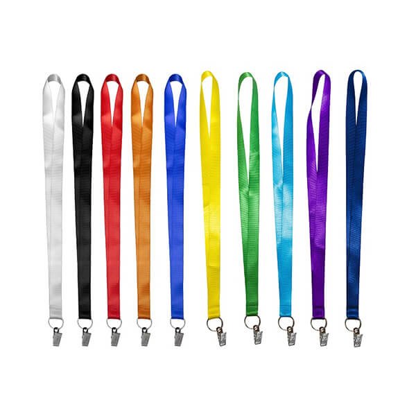 Wearup 2cm nylon lanyard LD11 with metal clip and silkscreen print