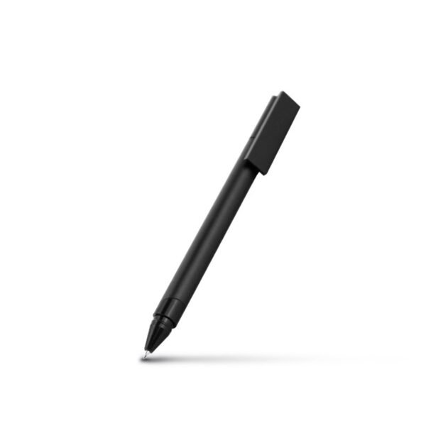 USB pen drive metal in elegant black aluminium design - top view