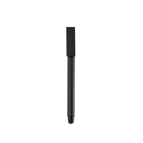 USB pen drive metal in elegant black aluminium design - printing area