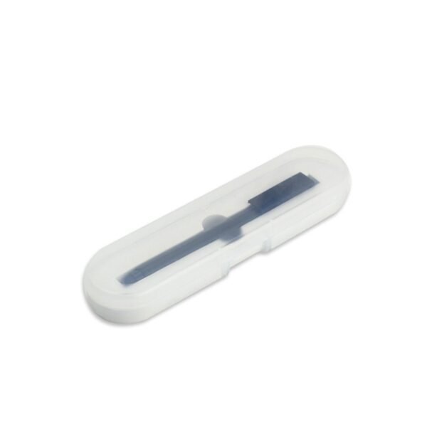 USB pen drive metal in elegant black aluminium design - packaging