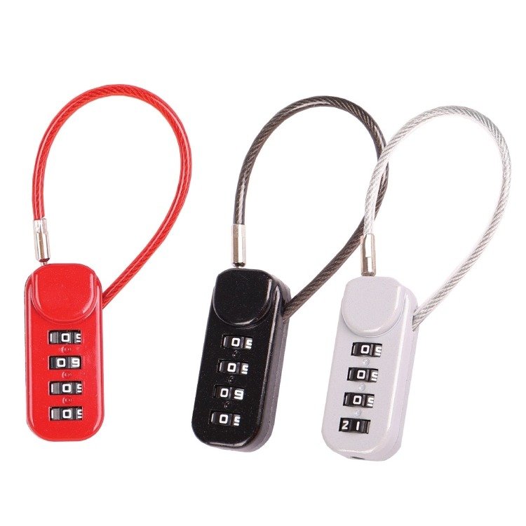 Coreliable luggage lock LR75 in assorted colours, zinc alloy, non-TSA approved