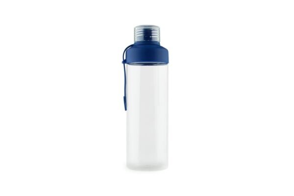 750ml Tritan drink bottle with adjustable strap and dual-opening lid- Blue