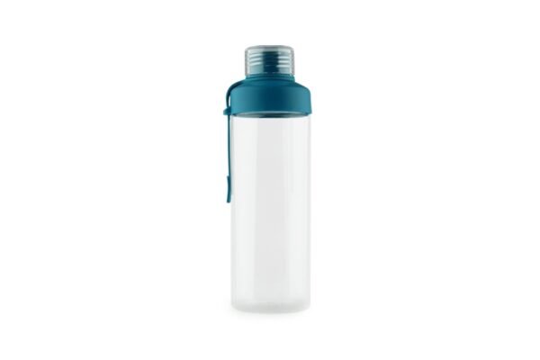 750ml Tritan drink bottle with adjustable strap and dual-opening lid- Light Blue