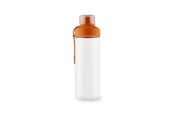 750ml Tritan drink bottle with adjustable strap and dual-opening lid- Orange