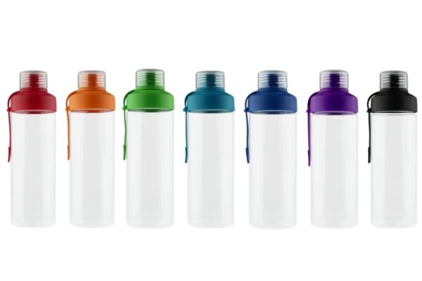 750ml Tritan drink bottle with adjustable strap and dual-opening lid- color