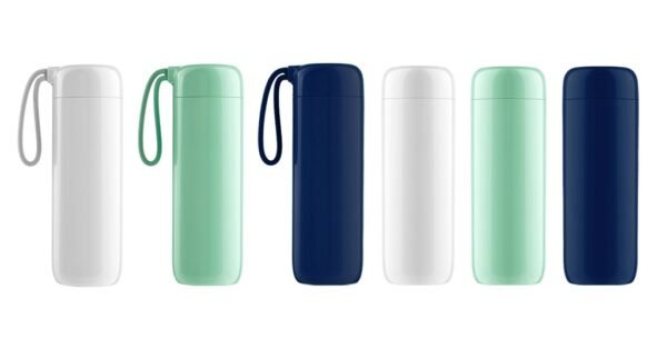 Spill-proof 400ml vacuum suction flask with smart base and thermal insulation- Group