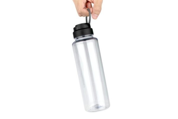 600ml AS drink bottle with leak-proof lid and ring handle – M120 FRODO- handle 2