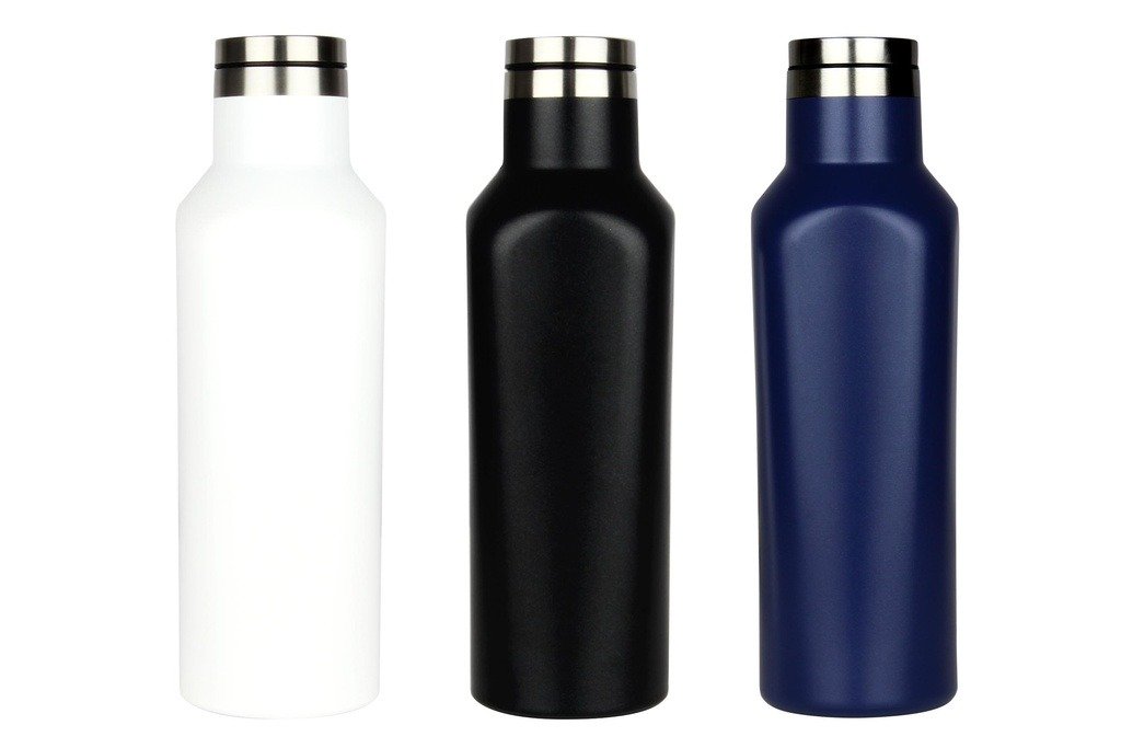 500ml stainless steel vacuum flask with matte pearl finish and twin-wall insulation- group