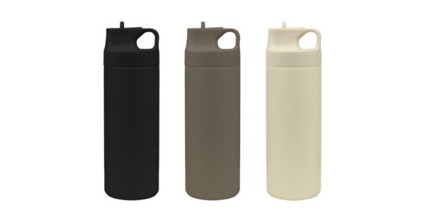 500ml vacuum bottle with built-in straw and powder-coated stainless steel body- Group