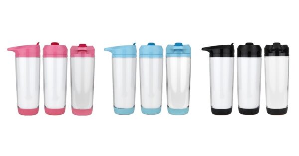 370ml double wall suction bottle with flip lid and spill-proof suction base- Group