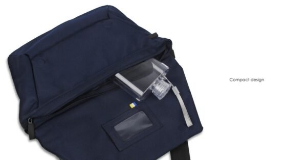 350ml portable drink bottle with nylon strap and custom print surface- compact design