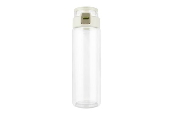 TREX 700ml plastic bottle with handle and strainer – M141 in white
