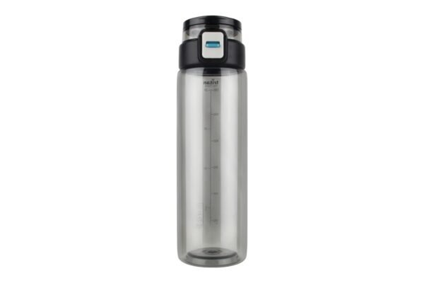 TREX 700ml plastic bottle with handle and strainer – M141 in black