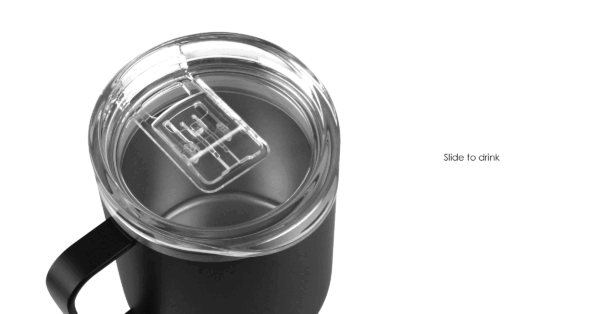 KOOLAR 300ml insulated mug with lid – stainless steel design - cap