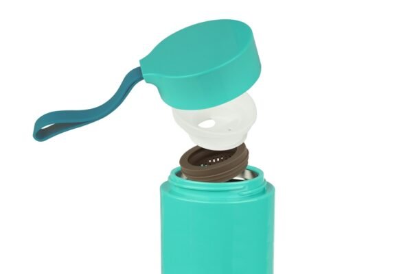 400ml vacuum suction flask with spill-proof base and silicone strap by ARTIART BUTTERFLY- product detail
