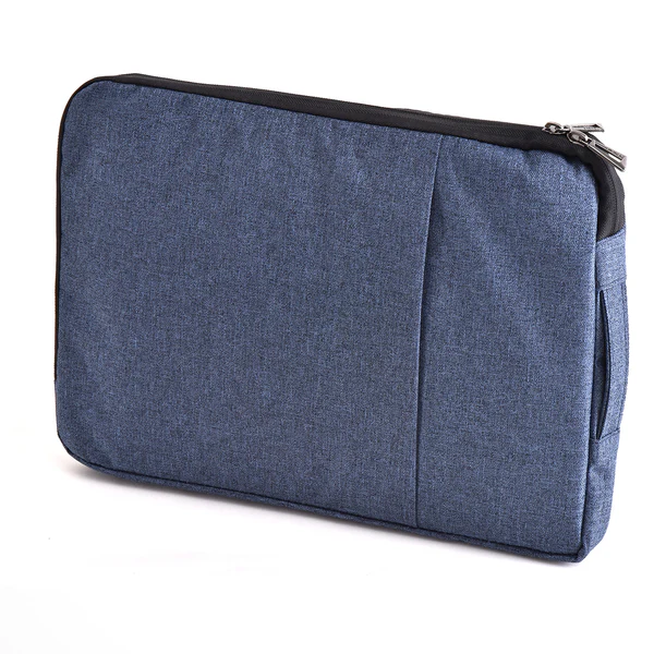 Prorole tablet sleeve in blue made of water-resistant polyester