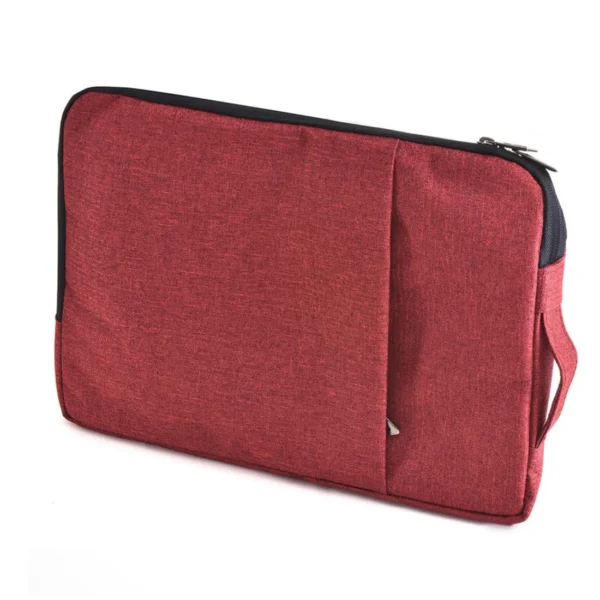 Prorole tablet sleeve in red made of water-resistant polyester