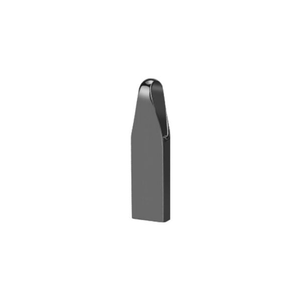Gun metal plug USB flash drive with custom logo option - bottom