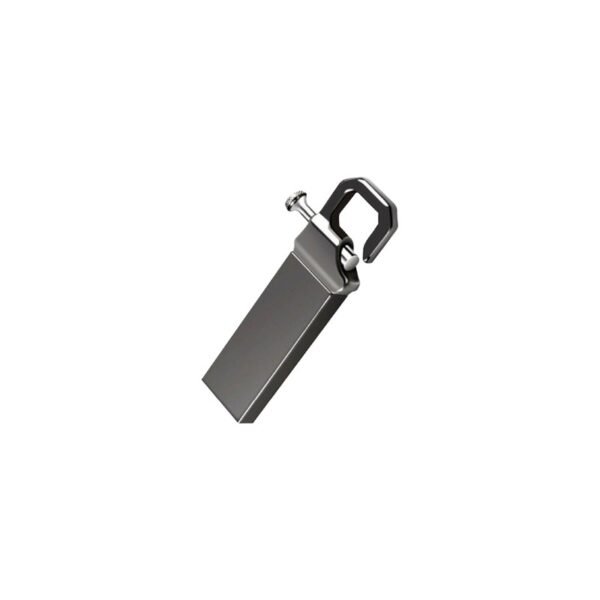 Gun metal alloy USB drive MT0118A with durable casing and 3-year warranty - side