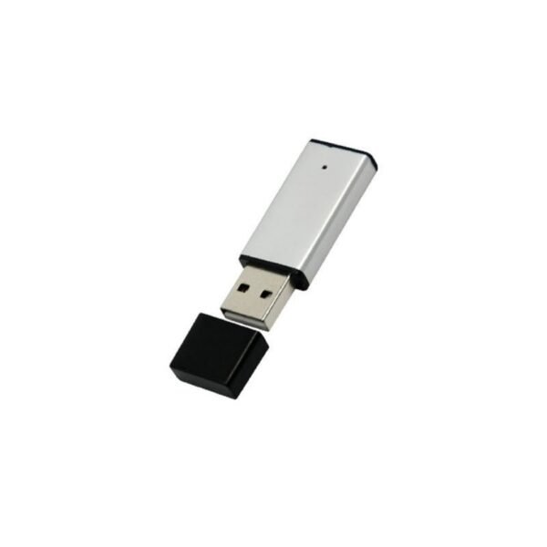 Silver USB drive MT055A with aluminium metal cap and 3-year warranty