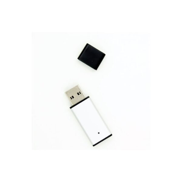 Silver USB drive MT055A with aluminium metal cap and 3-year warranty - printing area