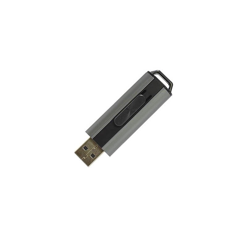 Grey USB drive MT088B with alloy body and 3-year memory chip warranty