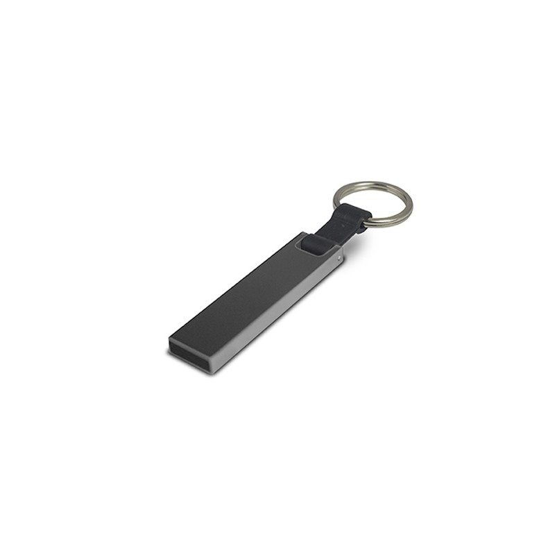Gun metal USB plug drive MT099B with key ring and 3-year memory chip warranty