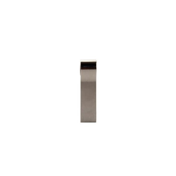 Gun metal thumb drive MT110A with alloy finish and 3-year memory chip warranty - printing area