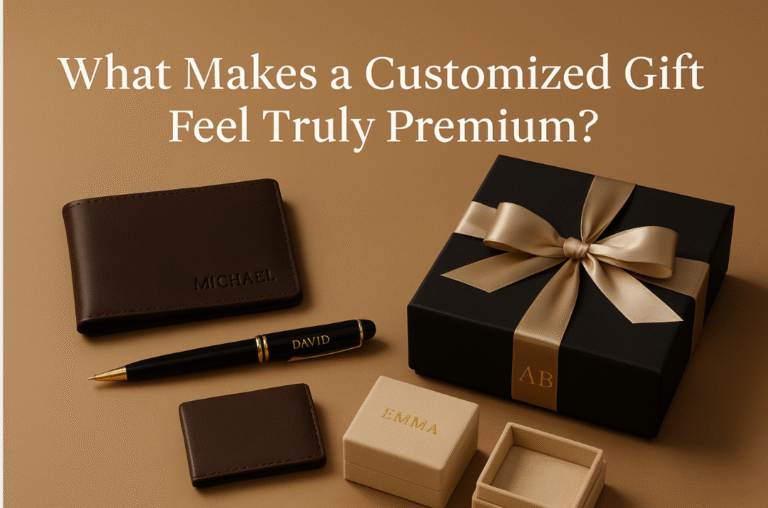 Premium customized gift set with luxury packaging