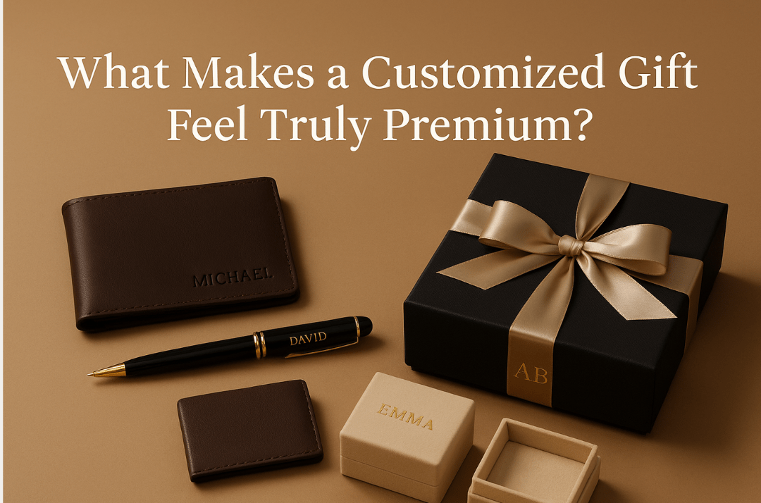 Premium customized gift set with luxury packaging