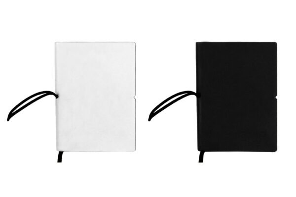 Pocket journal with dotted pages and elastic strap in soft PU cover- group
