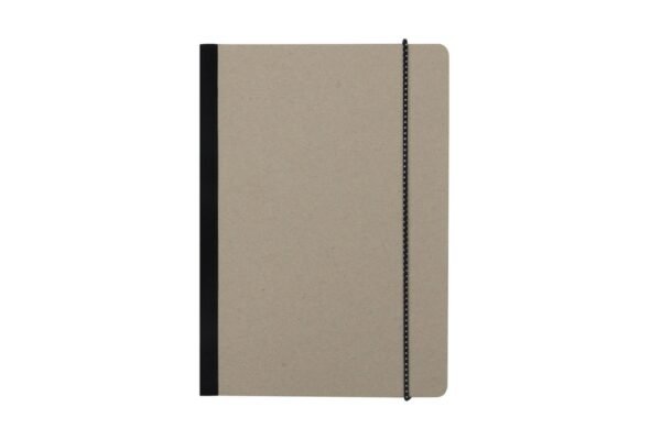 Eco infinity planner with habit tracker and calendar in recycled greyboard cover- Black