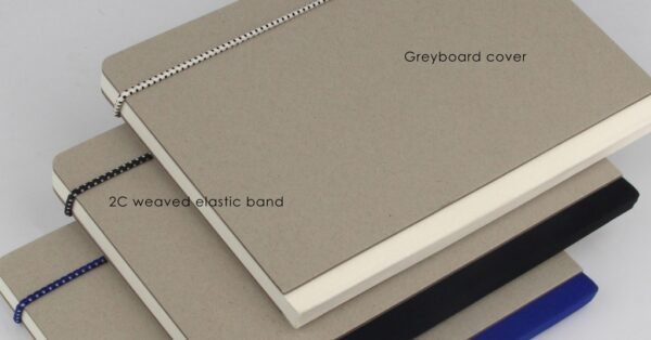 Eco infinity planner with habit tracker and calendar in recycled greyboard cover- greyboard cover