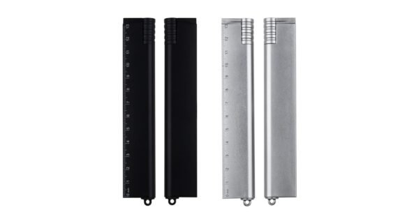 S151 POMELO 3-in-1 stationery kit with pen, bookmark, and ruler in ABS case- Group