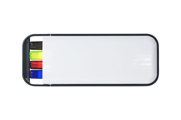 S71P PAL 5-in-1 compact stationery set with ball pens, pencil, and highlighter- front view