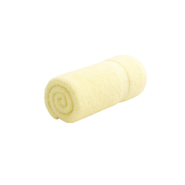 Yellow Gares TW07 sports hand towel 100% cotton 14x30 inches