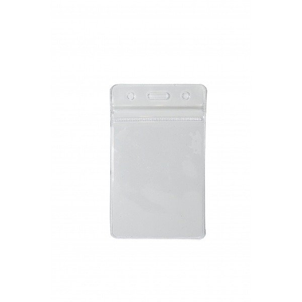 Betterist PVC ID card holder with zipper – waterproof portrait style