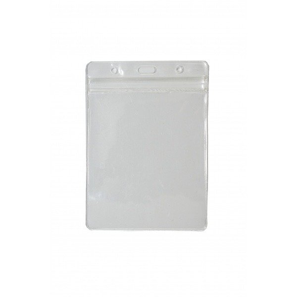 Prelle portrait PVC card holder with zipper – waterproof oversized holder