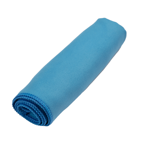 sea-blue Qelita TW10 polyester sport towel 14x30 inch eco-dye design
